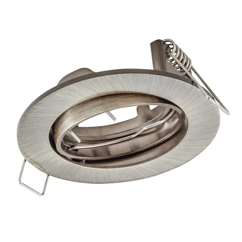 Aro orientable "ares"  redondo oro cepillado