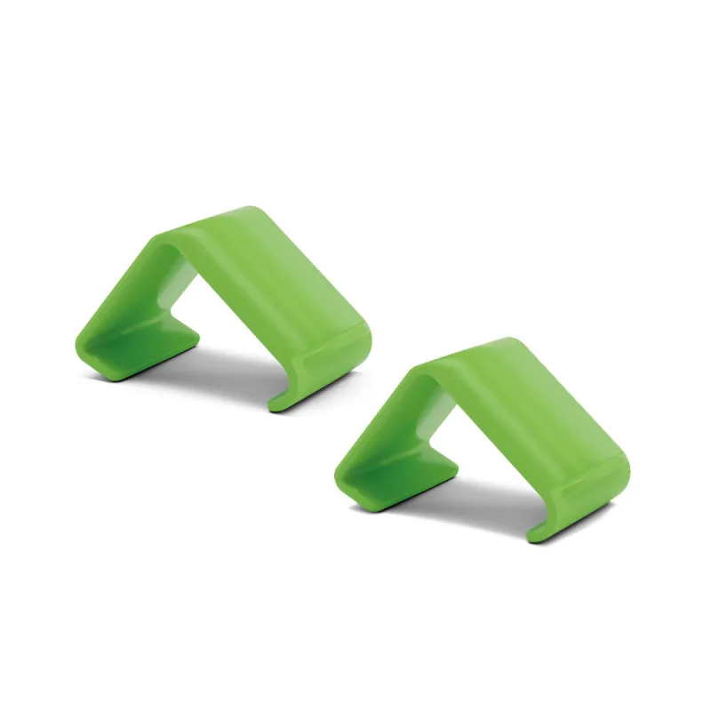 Pack tiradores clip kaze verde 30 mm 2 uds