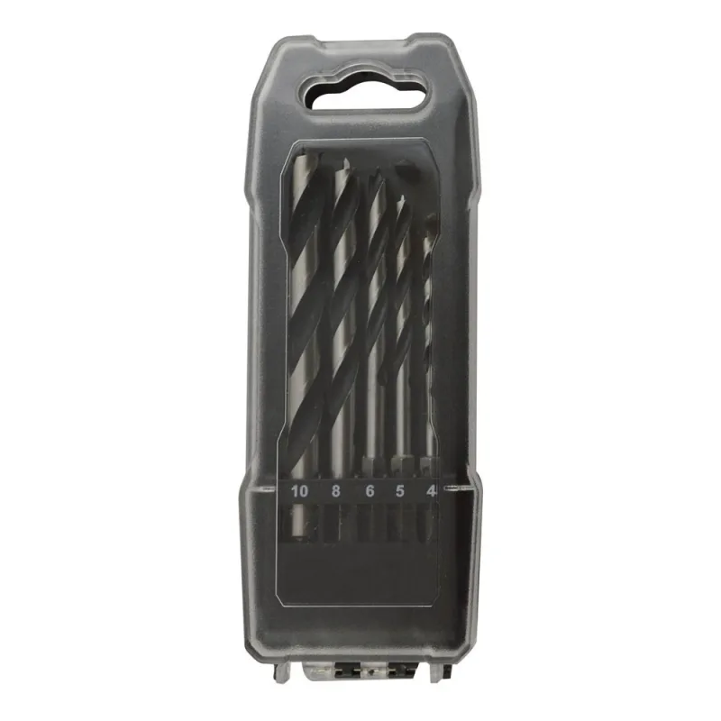 Juego 5 brocas para madera cambio rápido universal fit