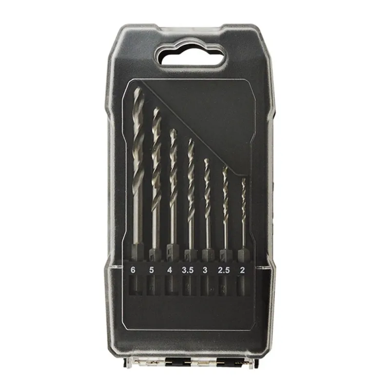 Juego 7 brocas hss para metal universal fit