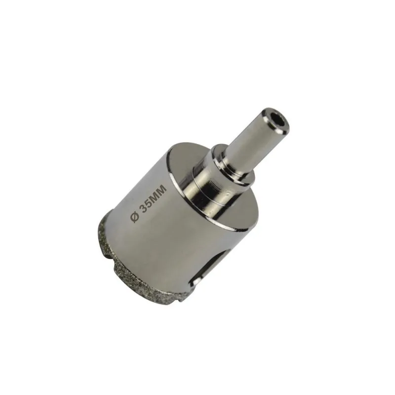 Broca de corona de diamante para azulejos 35 mm