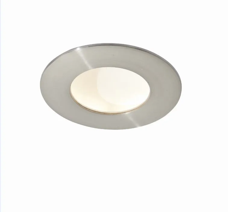 Empotrable led "regas" 9,6 w redondo cromo cepillado