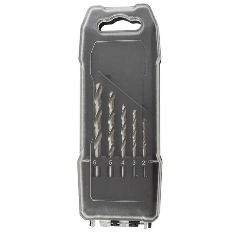 Juego 5 brocas hss para metal universal fit