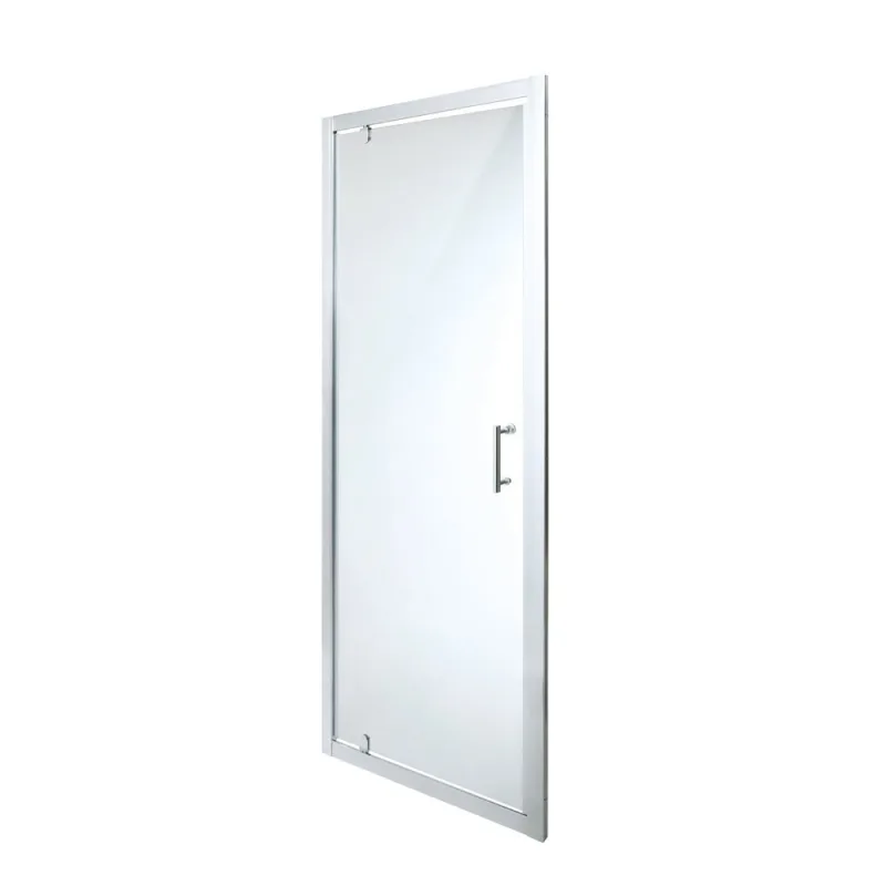 Mampara de ducha semi pivotante transparente 190x90cm onega