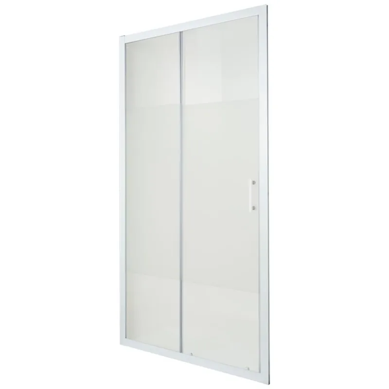 Mampara de ducha corredera serigrafiada 190x120cm onega