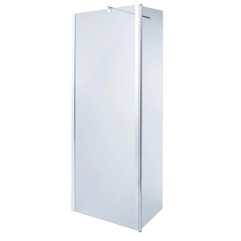 Mampara de ducha fija transparente 190x125cm onega