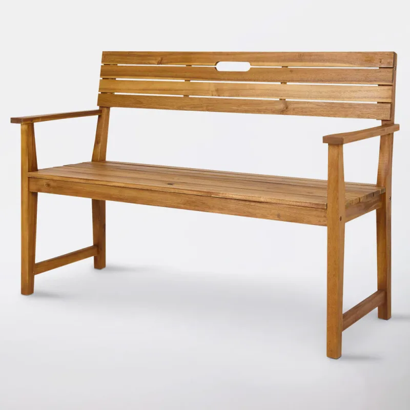 Banco de jardín con respaldo denia