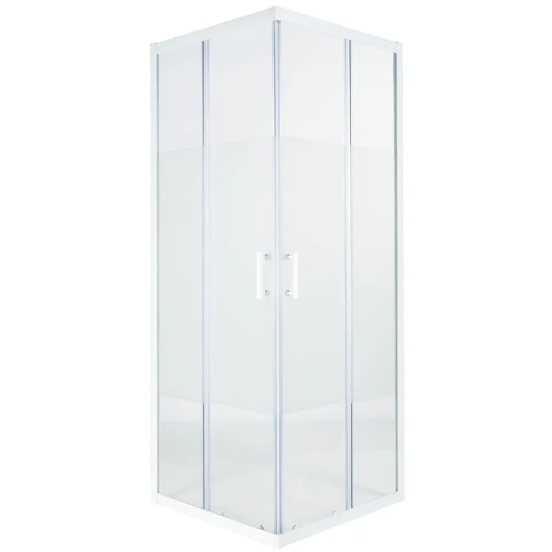 Mampara de ducha rectangular serigrafiada 190x100x70cm onega