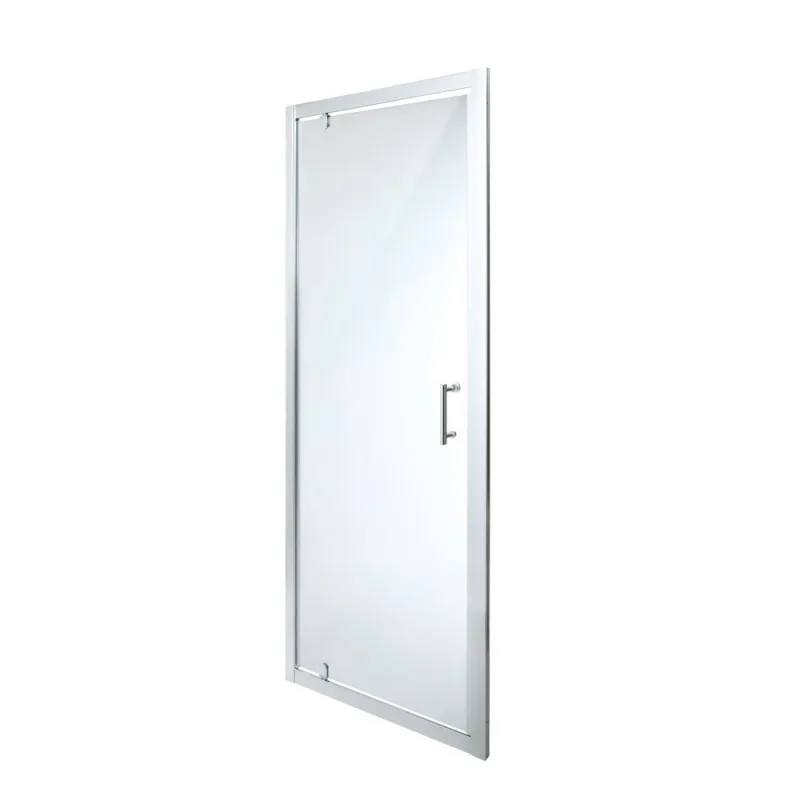 Mampara de ducha semi pivotante transparente 190x80cm onega