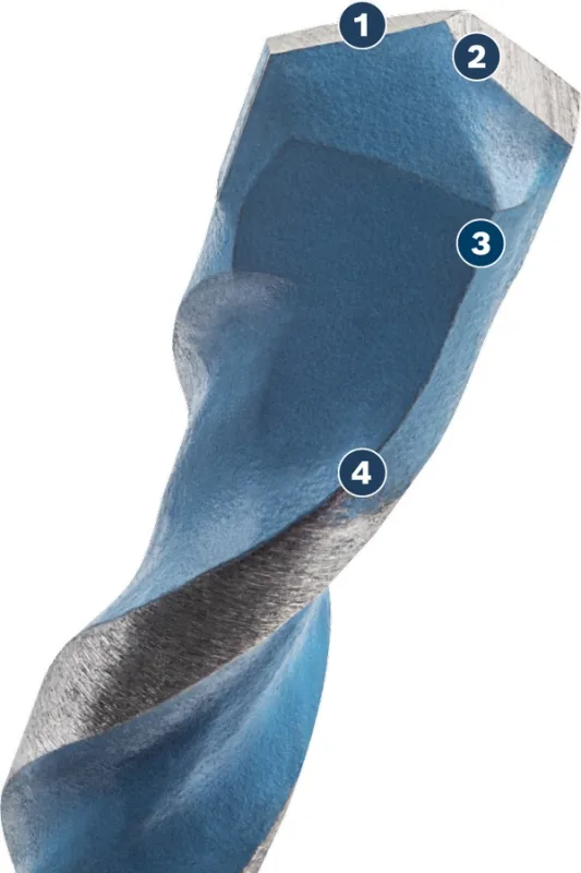 Broca expert hex9 multiconstruction 6x60x100 mm bosch