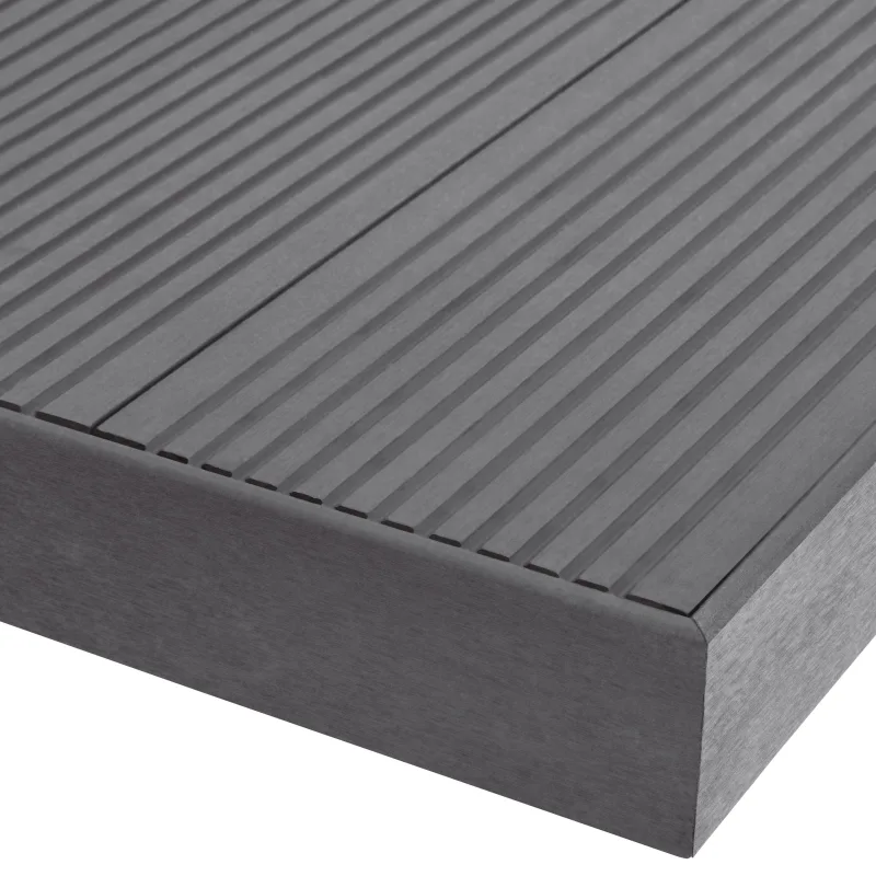 Perfil terminación composite neva antracita 220x5 cm blooma