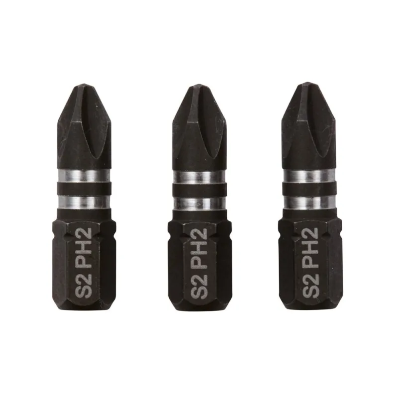 3 puntas 25 mm ph2 erbauer