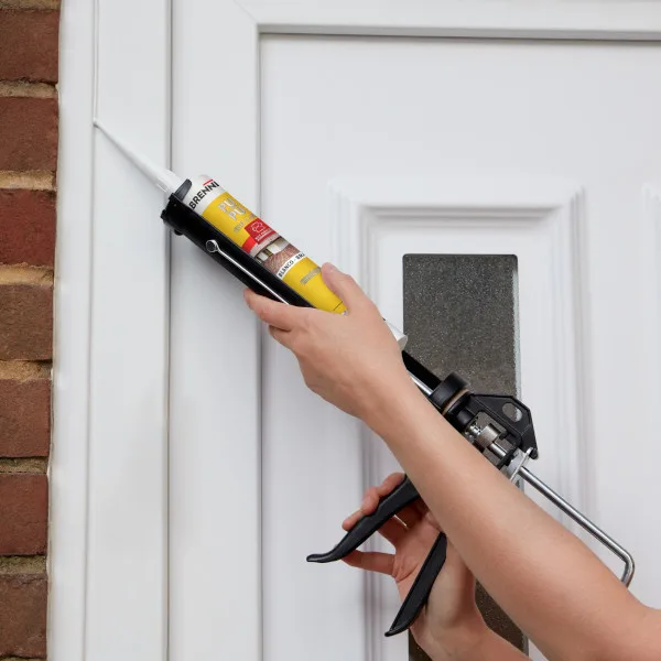 Sellador de poliuretano tubo 280 ml marrón brenner