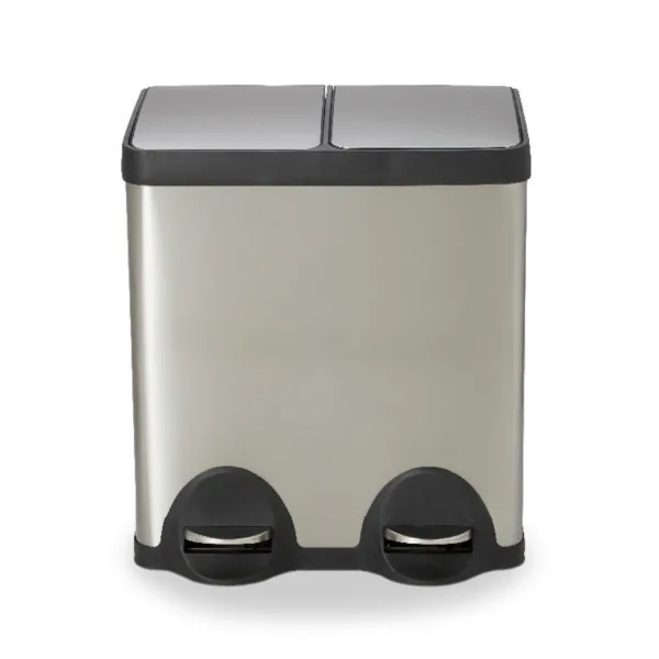 Cubo basura cocina duplo reciclaje beclan 40l