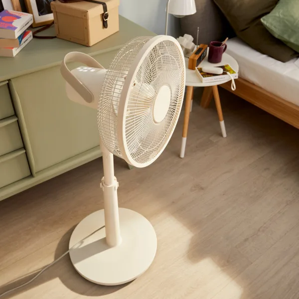 Ventilador de pie gunpo ø 36 cm dc plegable good home