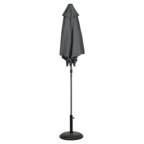 Parasol de pie carambole ø 2,6x2,23 m gris goodhome