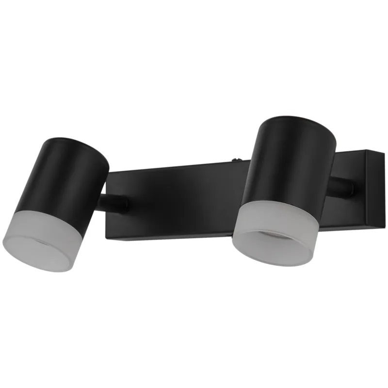 Foco led martiale negro gu10 2 focos