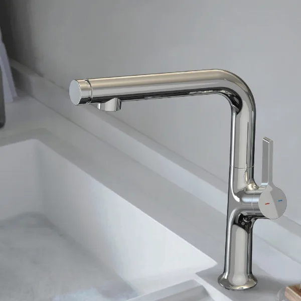 Grifo de cocina monomando brillo pelenu