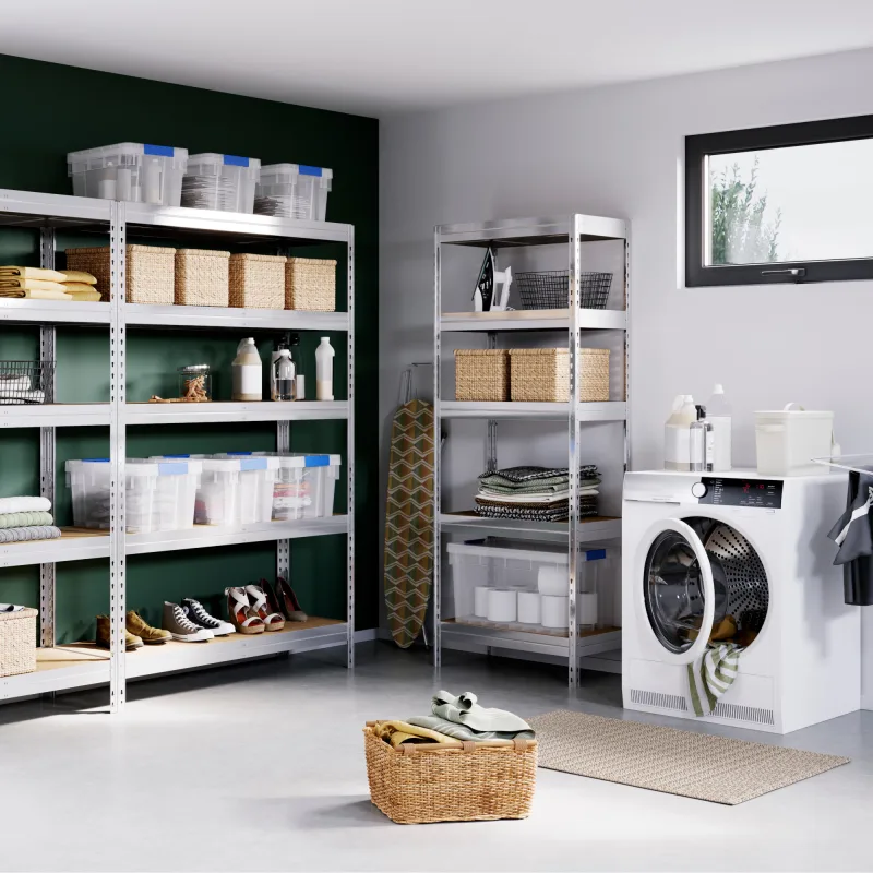 Estantería metálica 180x67,5x40cm 750kg