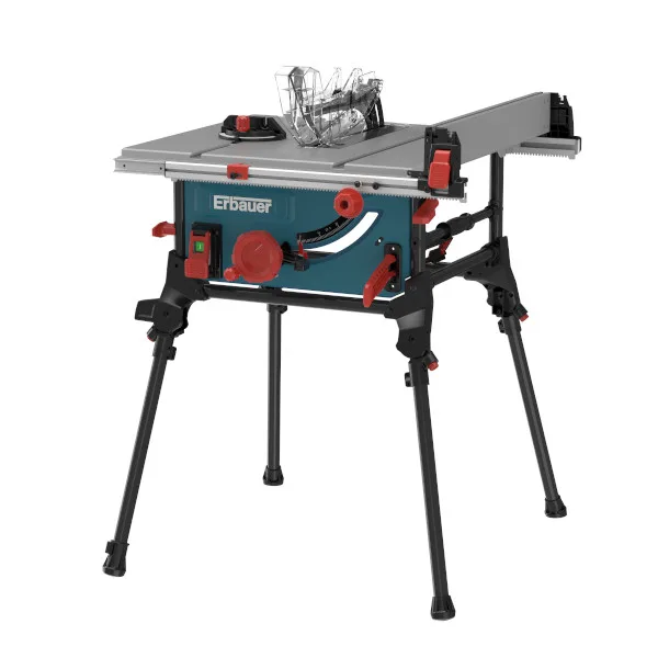 Sierra de mesa plegable 1800w 254mm erbauer