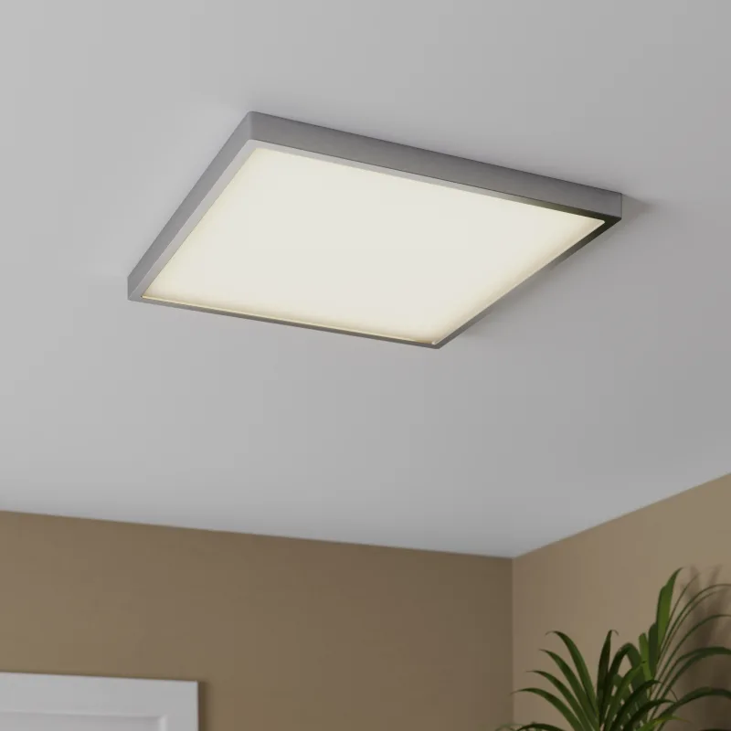 Plafón led hestia cromo 20 w