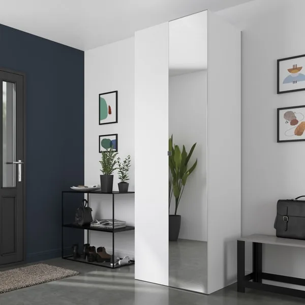 Puerta armario modular homny con espejo 225x37,5 cm