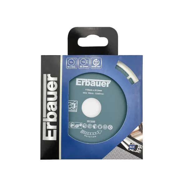 Disco de corte multimaterial-diamante 230 mm erbauer