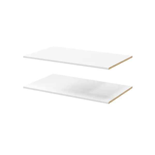 Pack estante homny 100x58 cm blanco 2 uds
