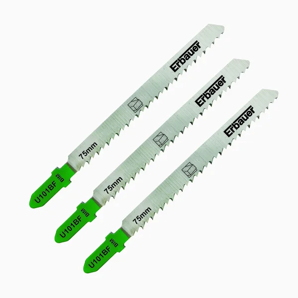 Hoja sierra de calar en t madera dura 3-30 mm erbauer 3 uds