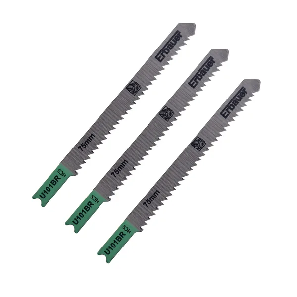 Hoja sierra de calar en u madera 3-30 mm erbauer 3 uds