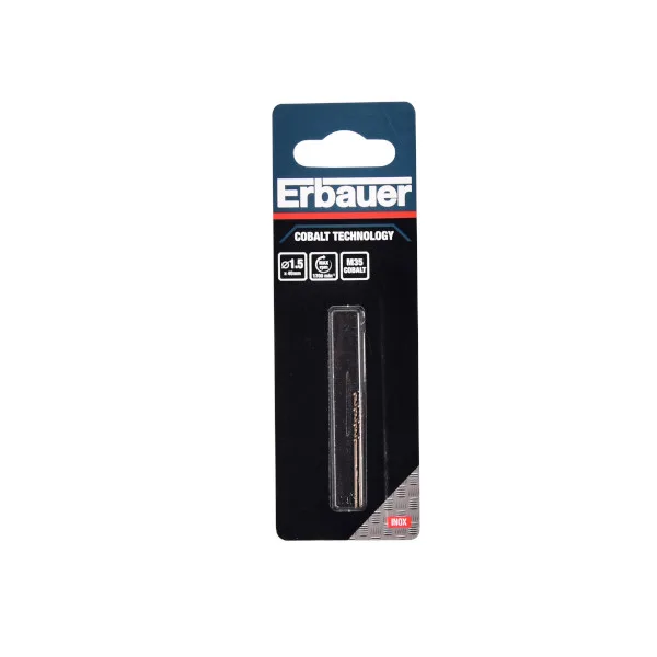 Broca metal m35 1,5x40 mm erbauer 2 uds