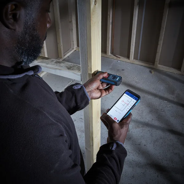 Medidor distancia 30 m erbauer