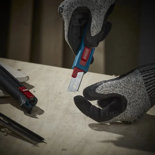 Pack hojas cúter trapecio 18 mm erbauer 10 uds