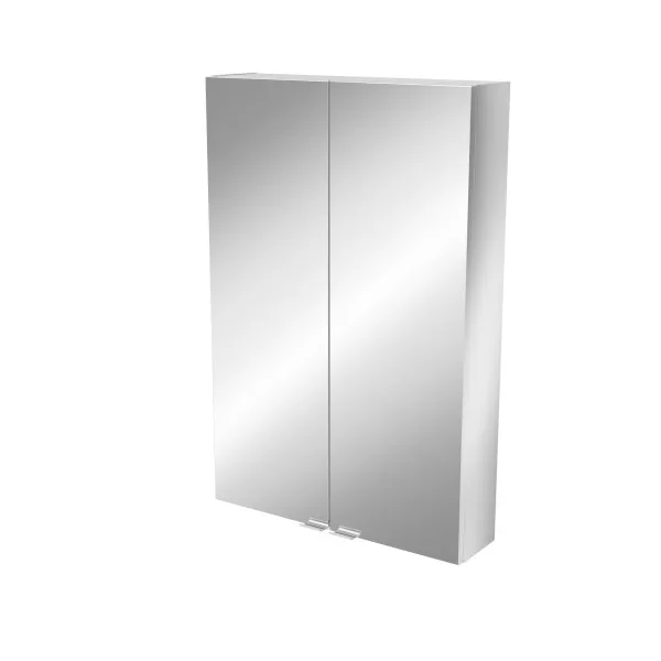 Mueble de baño auxiliar suspendido idalie con espejo 90x60x15cm