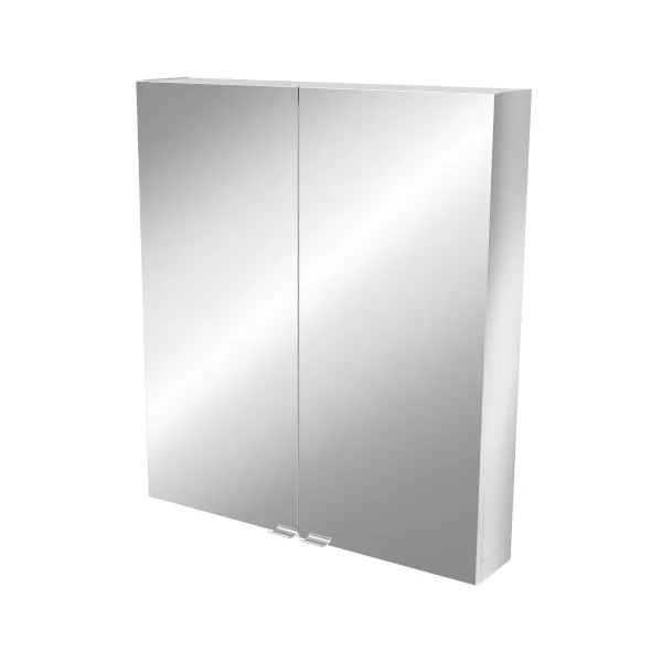 Mueble de baño auxiliar suspendido idalie con espejo 90x80x15cm