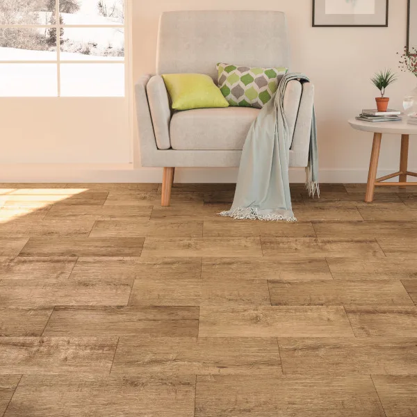 Rodapié cerámico fabre marrón 8x60 cm 6 uds