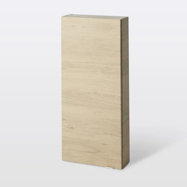 Mueble de baño auxiliar suspendido idalie color roble 90x40x15cm