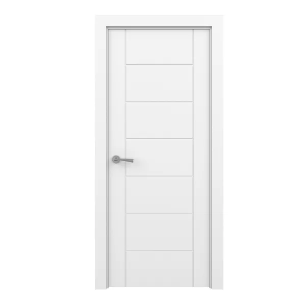 Puerta de interior acristalada freya blanco izquierda 72,5 cm