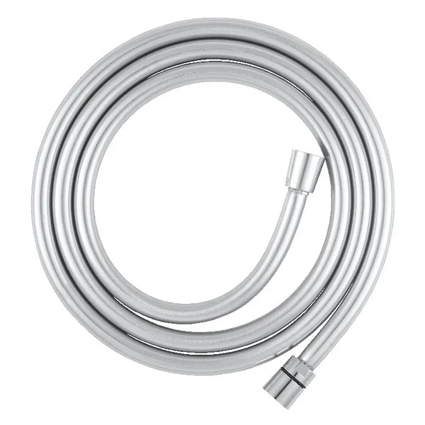 Flexo de ducha de pvc plateado 1,75 m