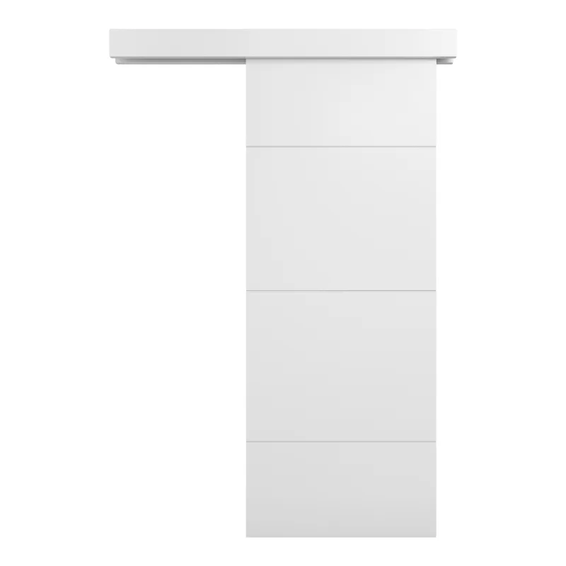 Puerta de interior corredera lacada carys blanco 72,5cm