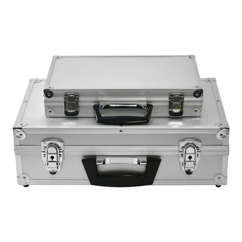 Set 2 maletines herram.aluminio magn