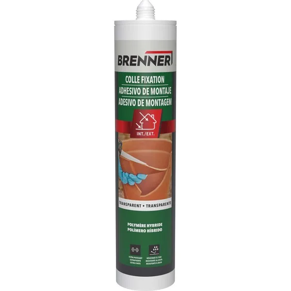 Adhesivo de polímero transparente 290 ml brenner