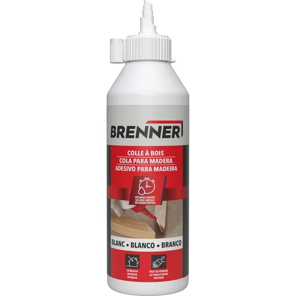 Adhesivo rápido para madera 250 ml brenner