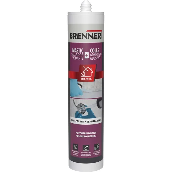 Adhesivo transparente 290 ml brenner