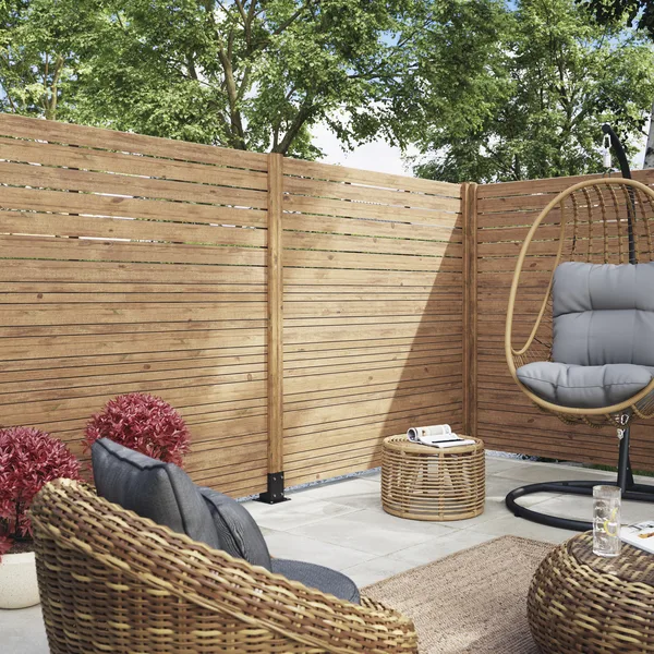 Lama refuerzo skimia marrón 180x4,5x1,5 cm  blooma