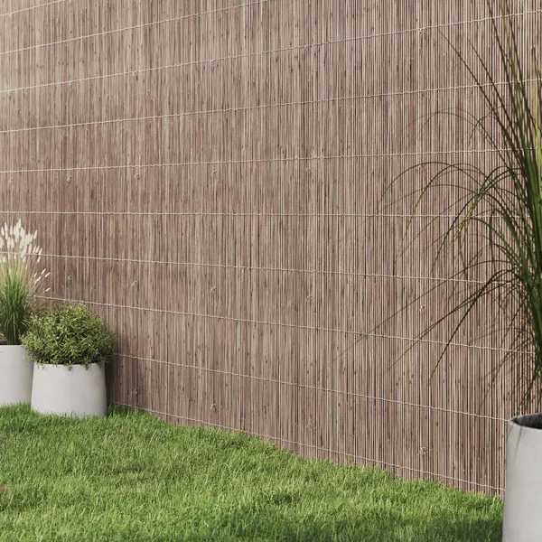 Mimbre ocultación marrón 200x300 cm  blooma