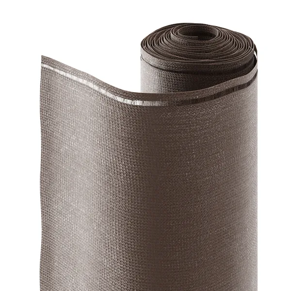 Malla ocultación tejida marrón 1000x100 cm blooma