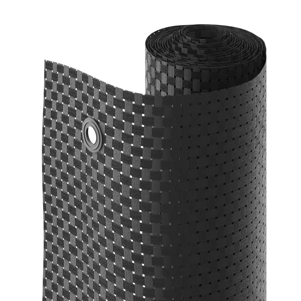 Malla ocultación trenzada gris 300x150 cm blooma