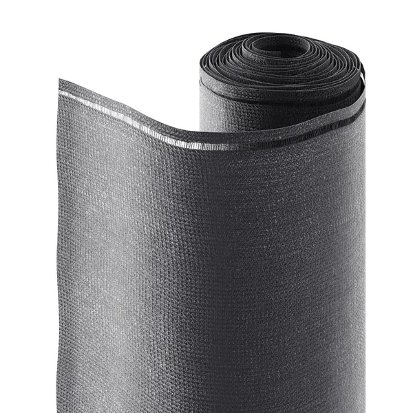 Malla ocultación tejida gris 500x100 cm blooma