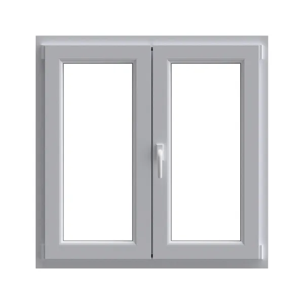 Ventana pvc oscilobatiente blanco derecha 100x100 cm